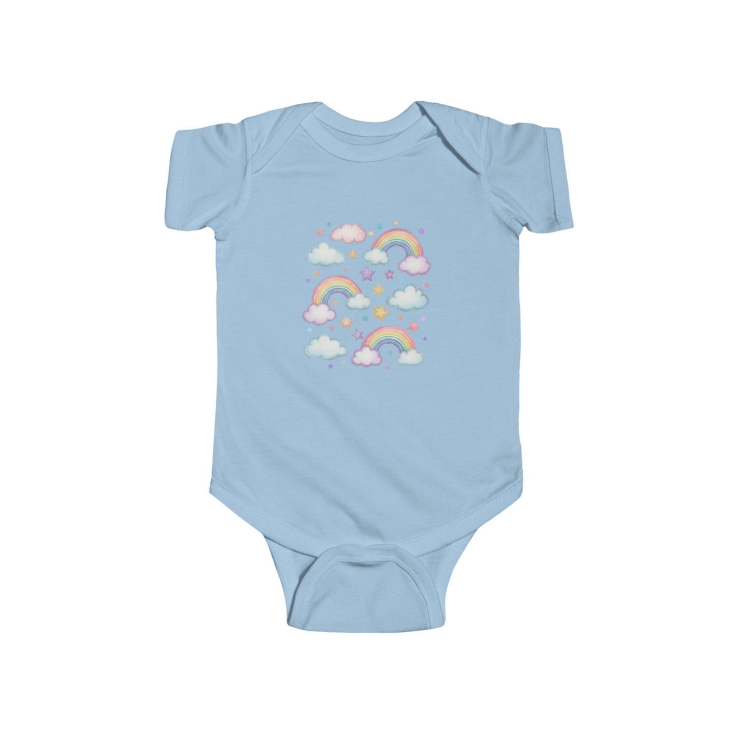 Rainbow Cloud Baby Bodysuit, Cute Infant Onesie, Baby Gift, Toddler Outfit, Gender-Neutral Babywear, Nursery Clothes