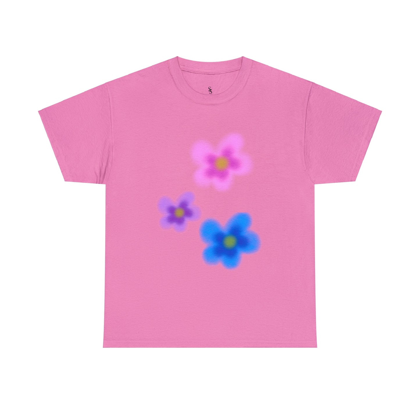 Vivid Flower Unisex Heavy Cotton Tee