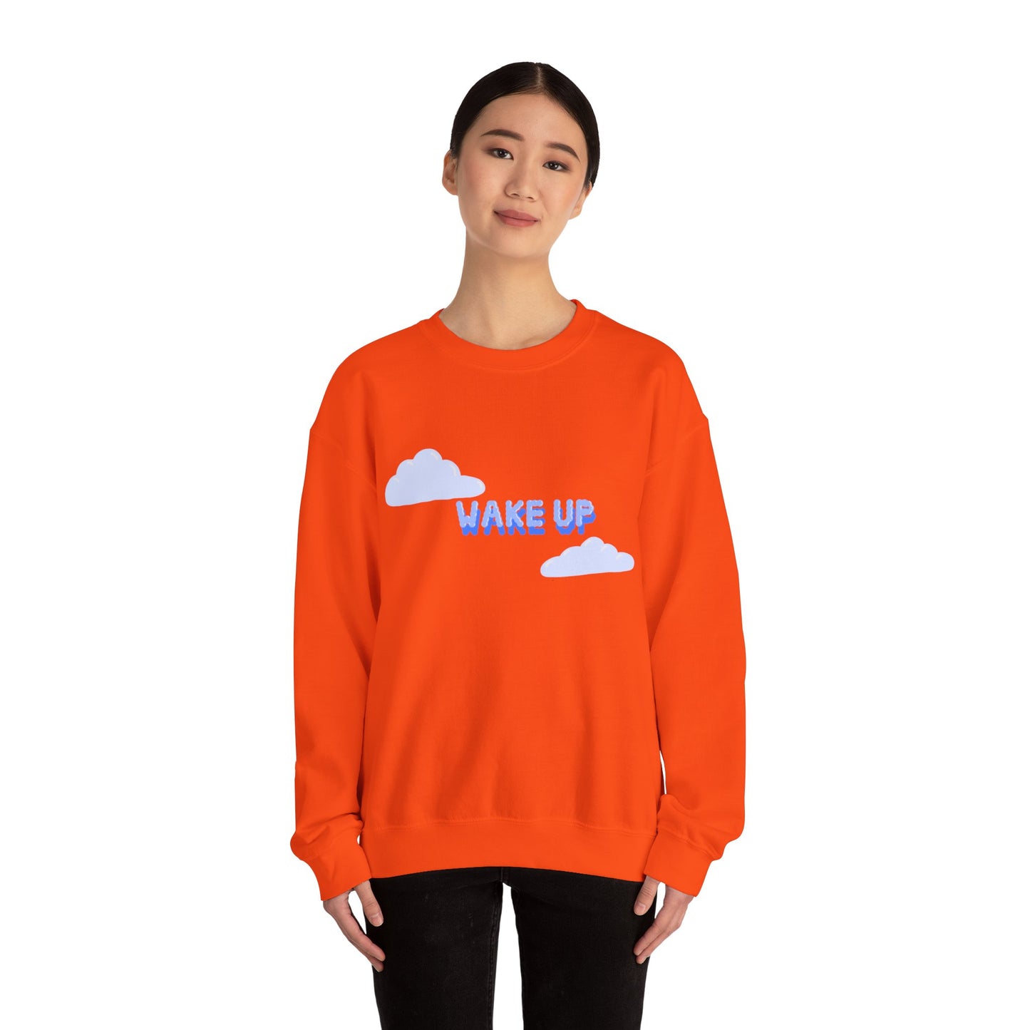 Wake Up Unisex Heavy Blend™ Crewneck Sweatshirt