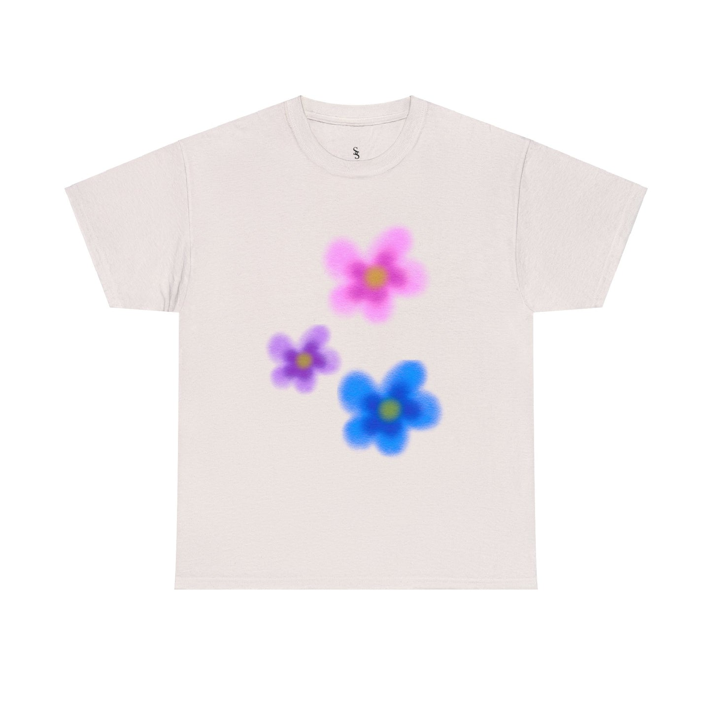 Vivid Flower Unisex Heavy Cotton Tee