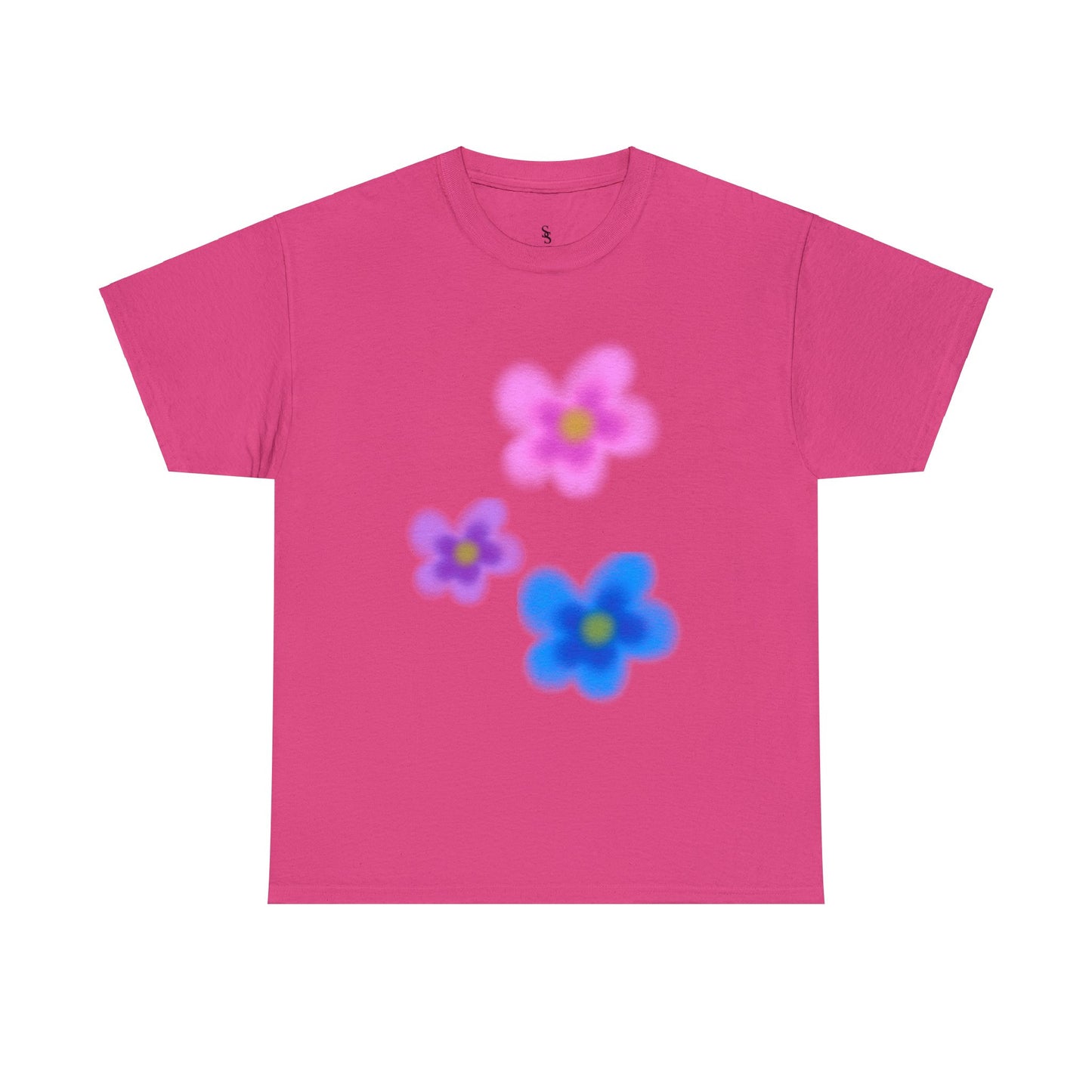 Vivid Flower Unisex Heavy Cotton Tee