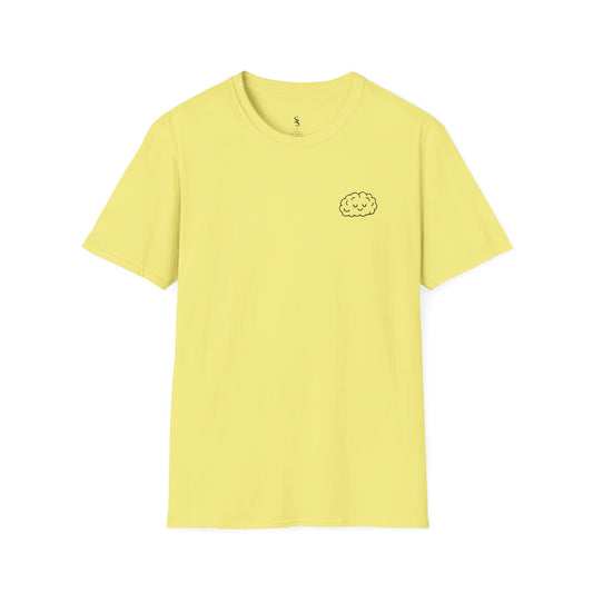 Be Kind to Your Mind Unisex Softstyle T-Shirt - Inspirational Cloud Design