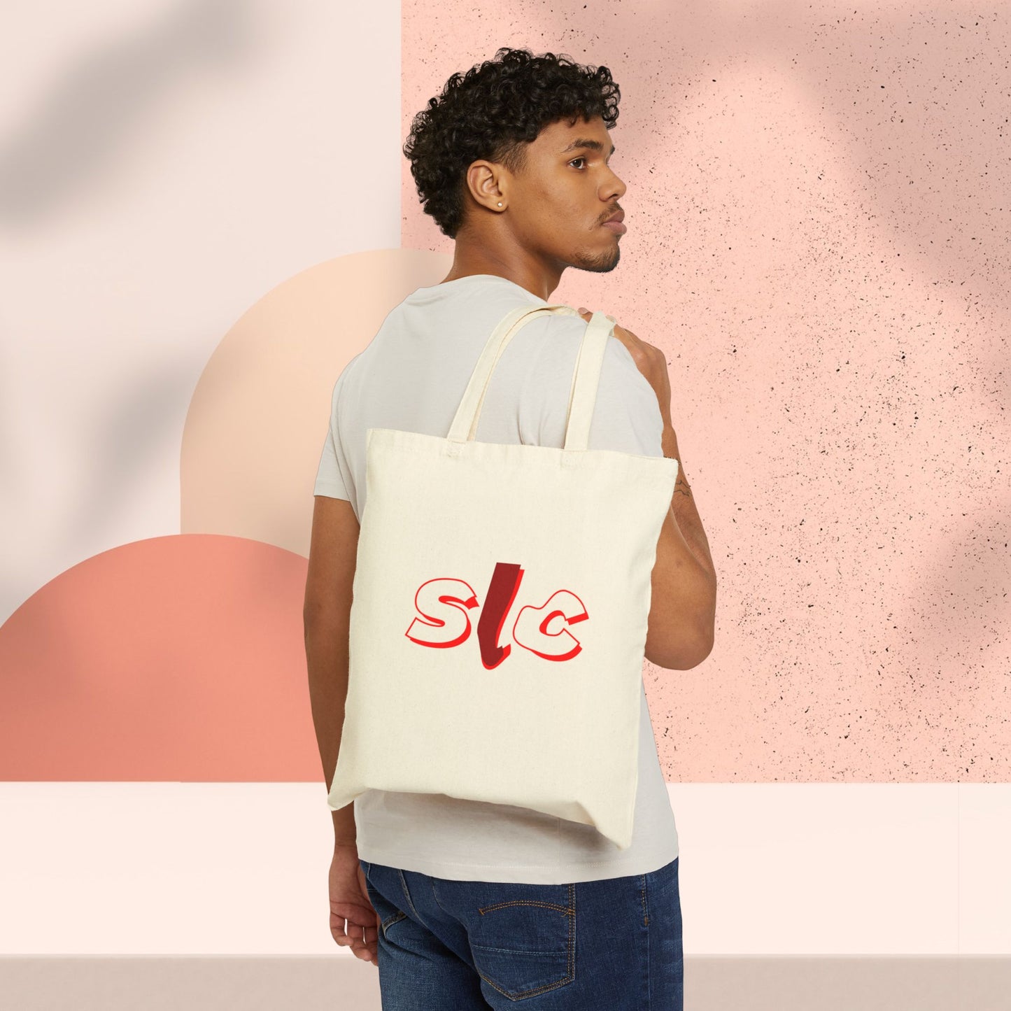 Self Love Club Canvas Tote — 'self love club' Retro Feminine Tote Bag