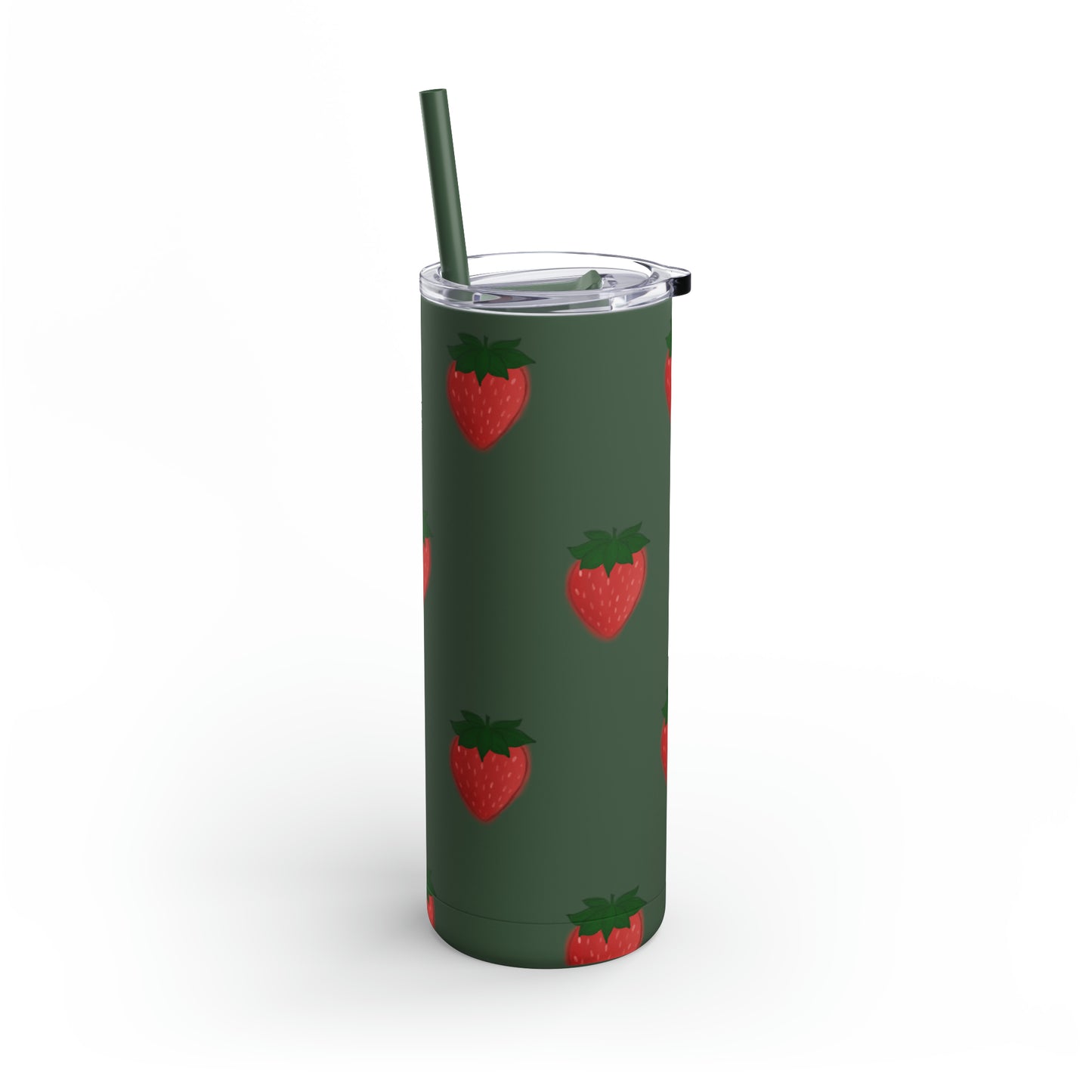 Strawberry Delight Maars Maker Skinny Matte Tumbler, 20oz