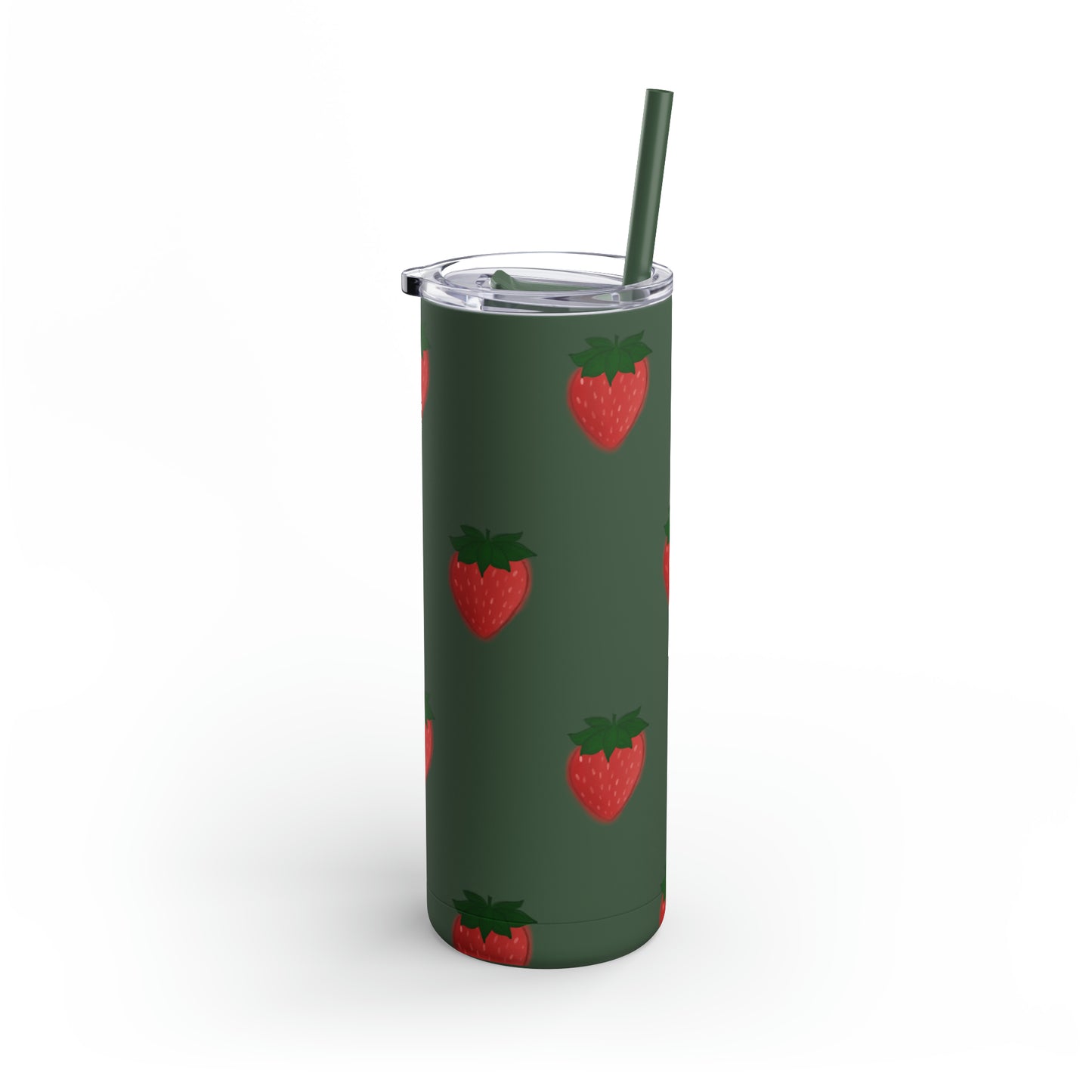 Strawberry Delight Maars Maker Skinny Matte Tumbler, 20oz