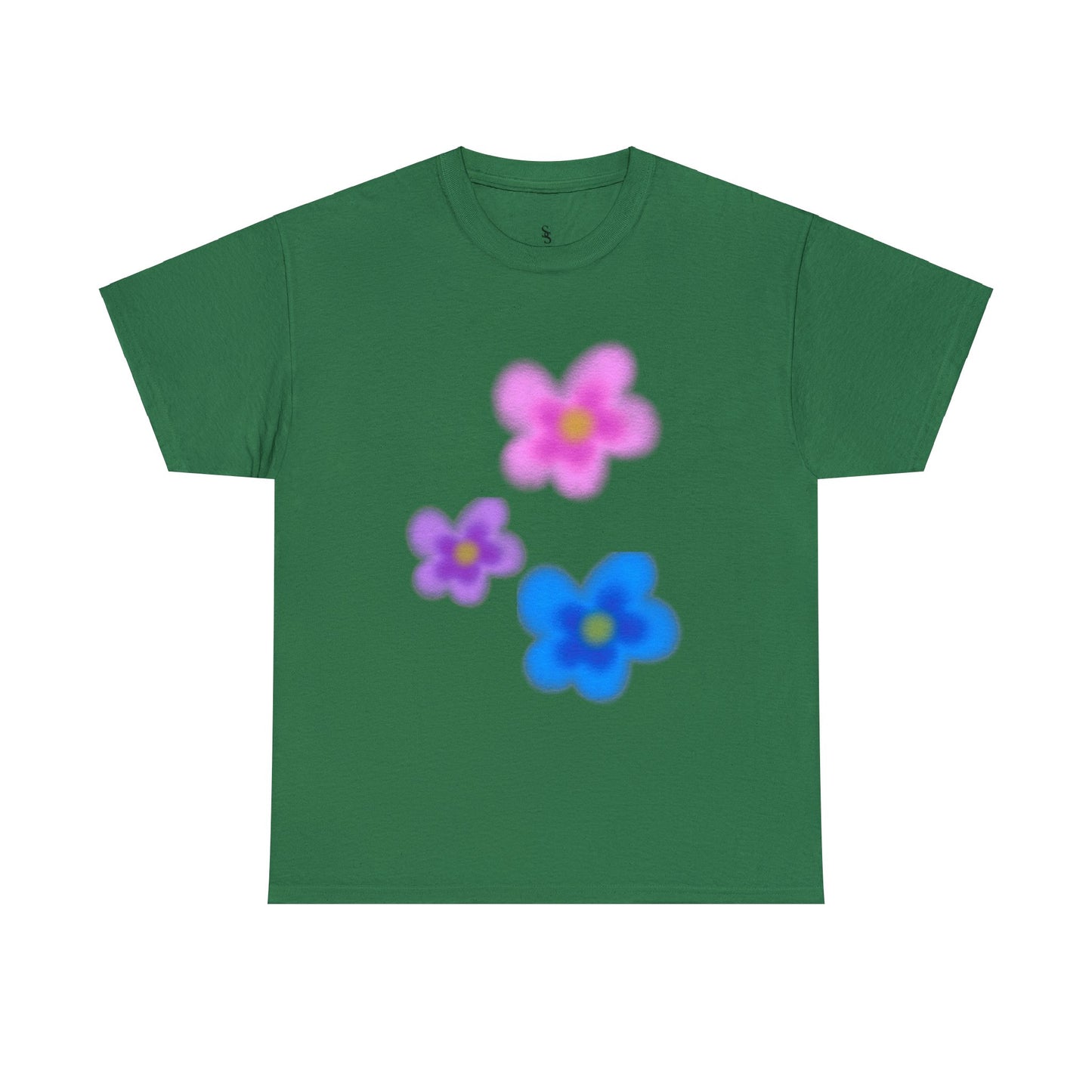 Vivid Flower Unisex Heavy Cotton Tee