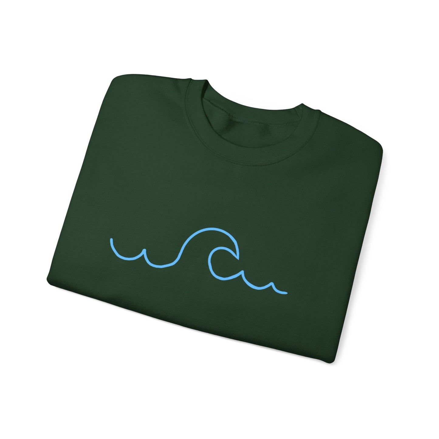 Wavy Unisex Heavy Blend™ Crewneck Sweatshirt