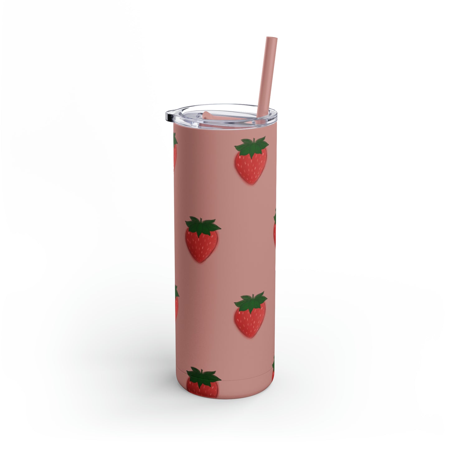 Strawberry Delight Maars Maker Skinny Matte Tumbler, 20oz