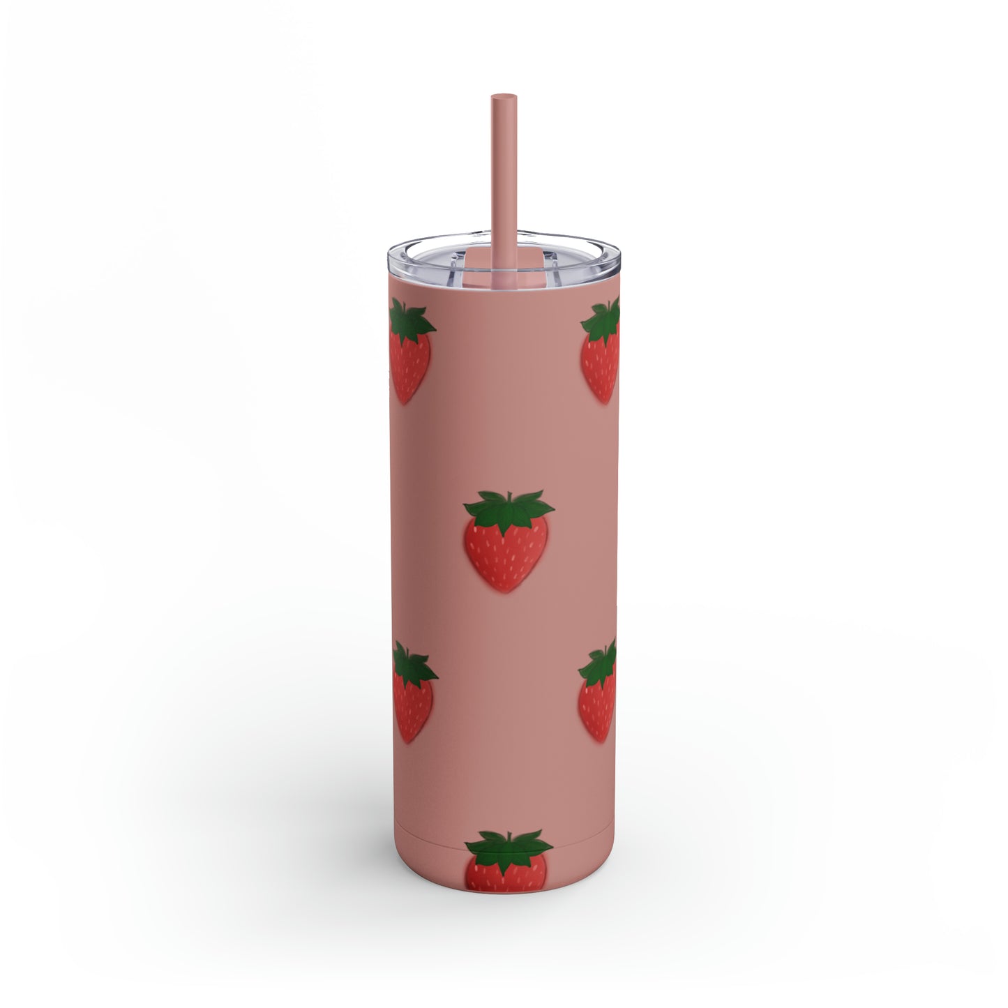 Strawberry Delight Maars Maker Skinny Matte Tumbler, 20oz