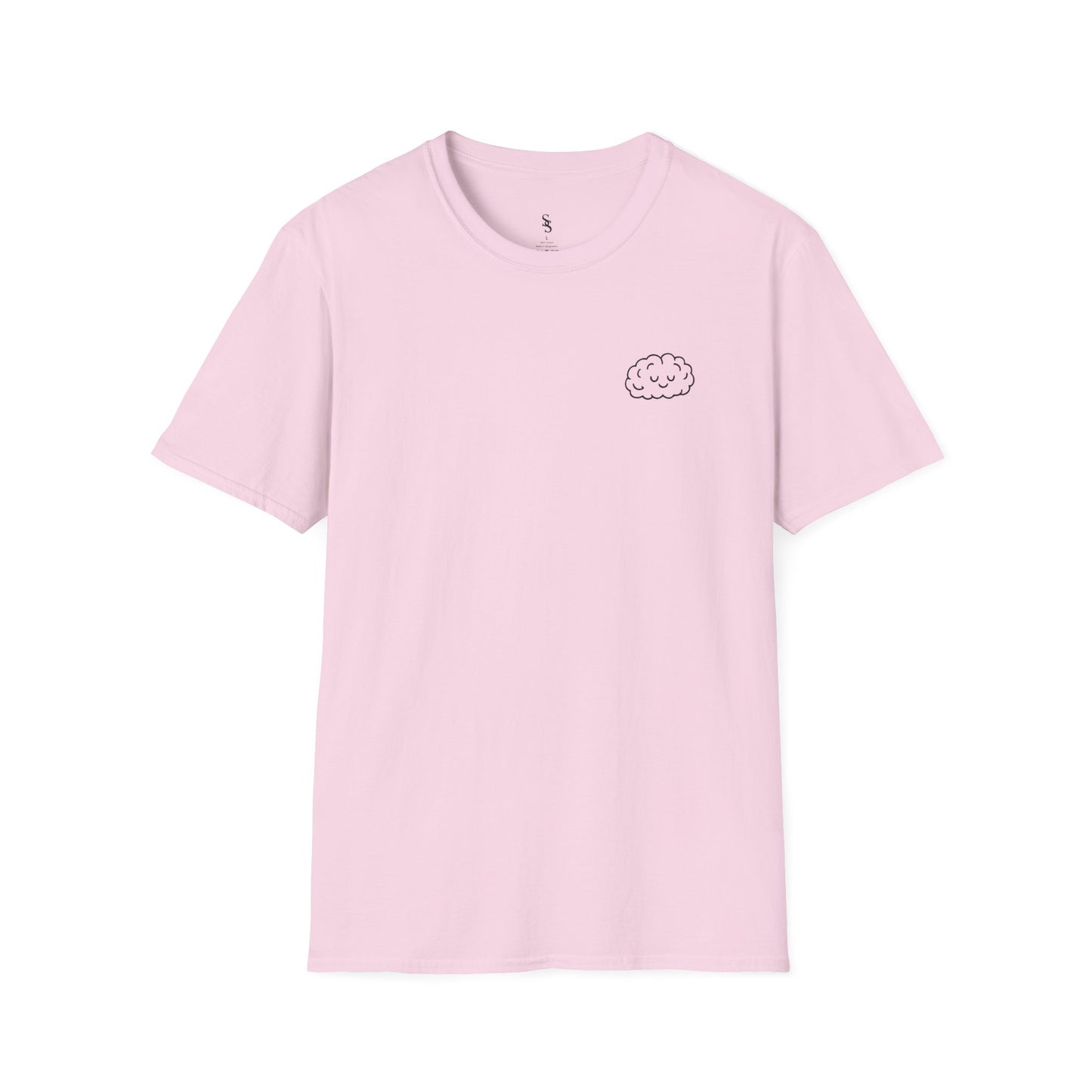 Be Kind to Your Mind Unisex Softstyle T-Shirt - Inspirational Cloud Design