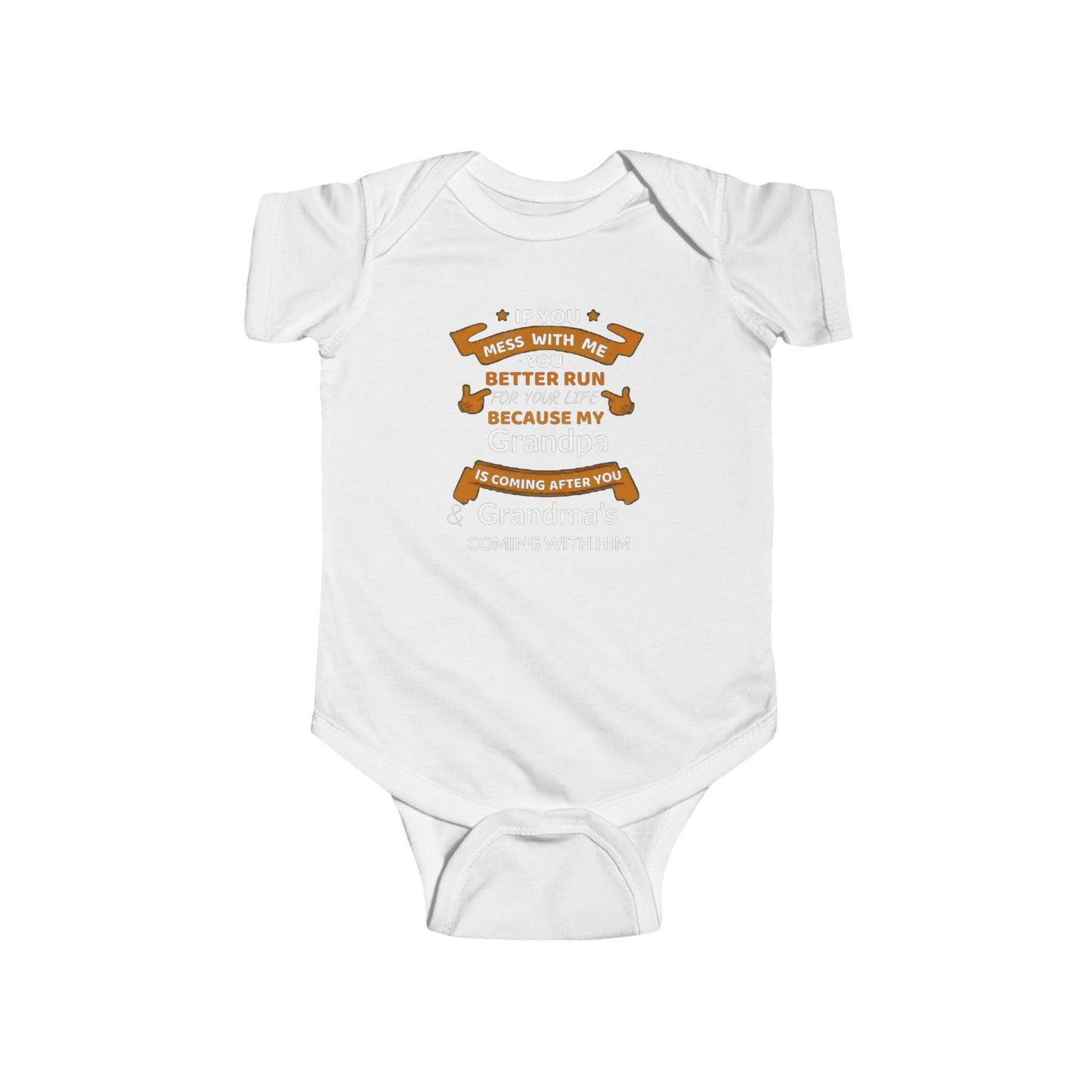 Infant Bodysuit Grandpa Grandma Baby Onesie
