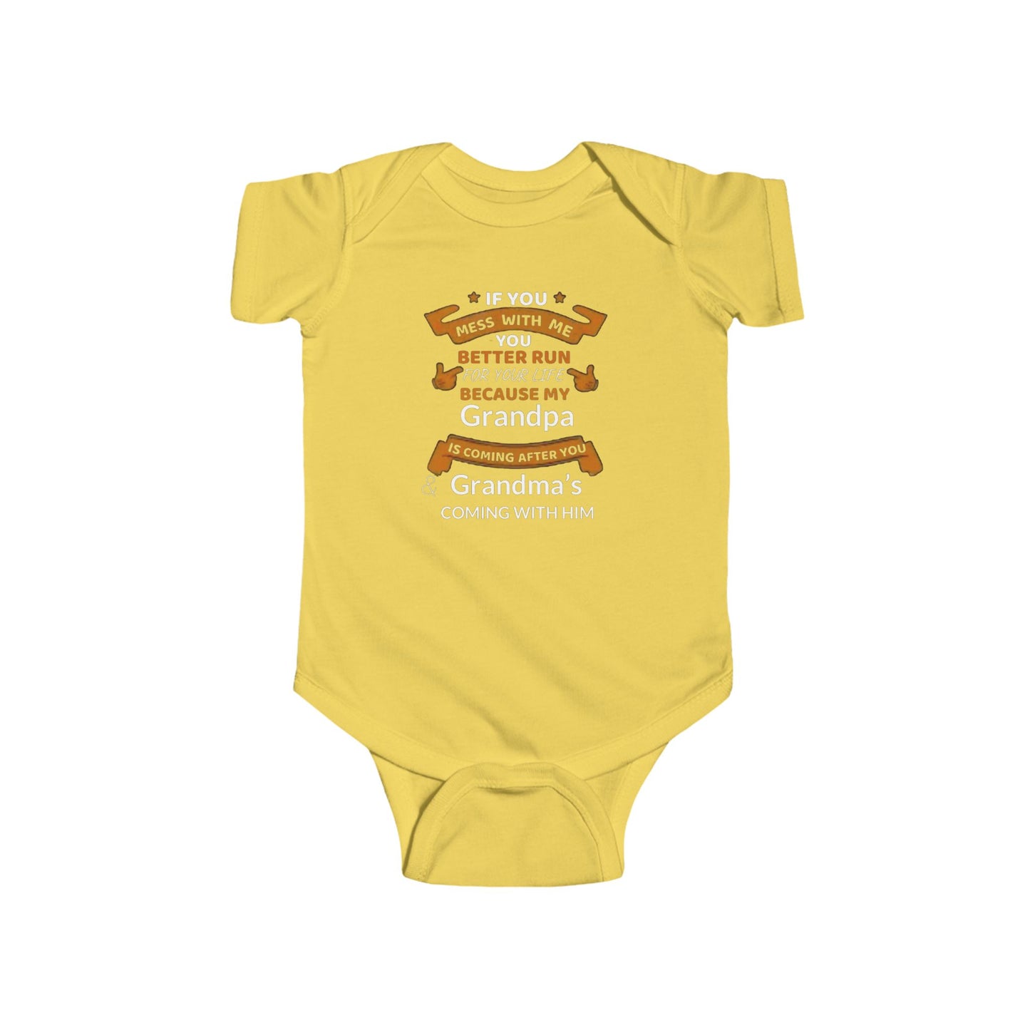 Infant Bodysuit Grandpa Grandma Baby Onesie