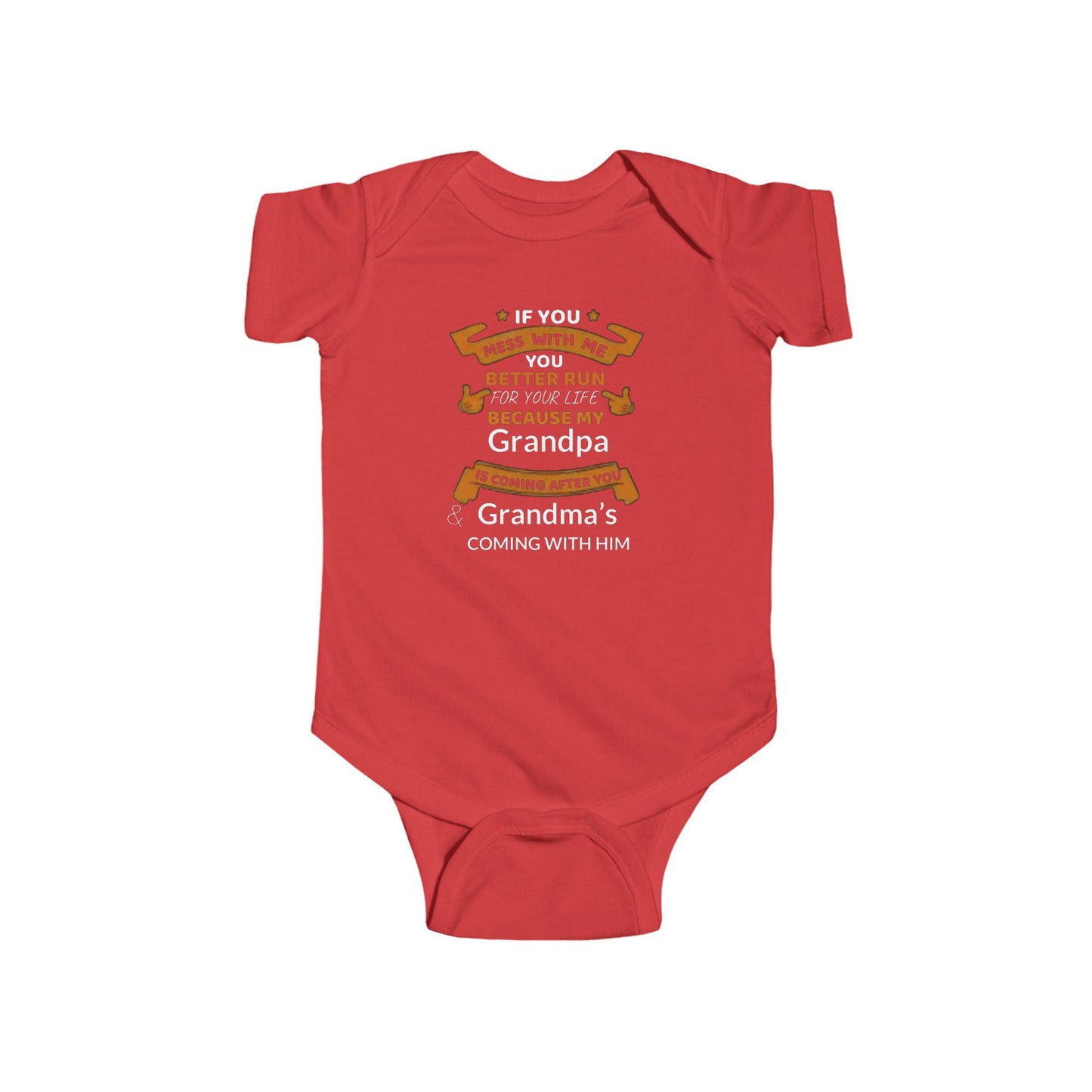 Infant Bodysuit Grandpa Grandma Baby Onesie