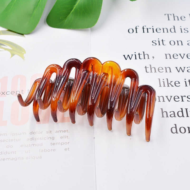 Vintage Y2k Jelly Design Claw Hair Clips