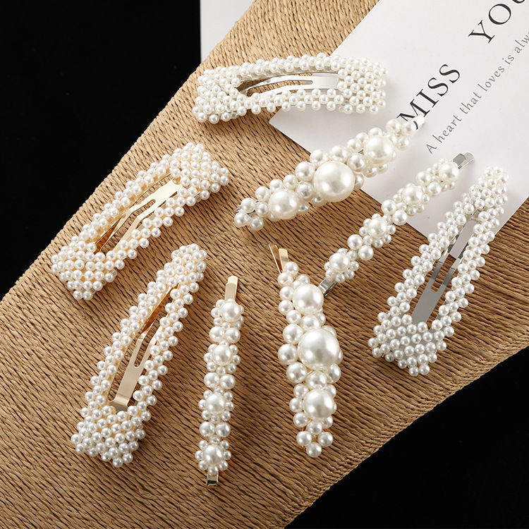 Modern Vintage Pearl Hair Clips