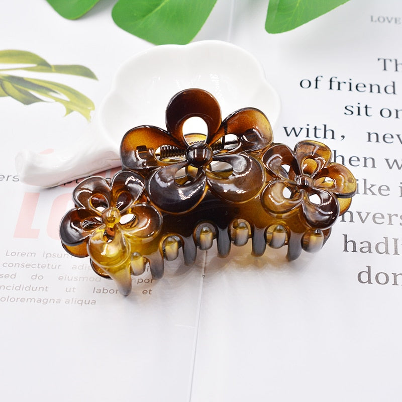 Vintage Y2k Jelly Design Claw Hair Clips