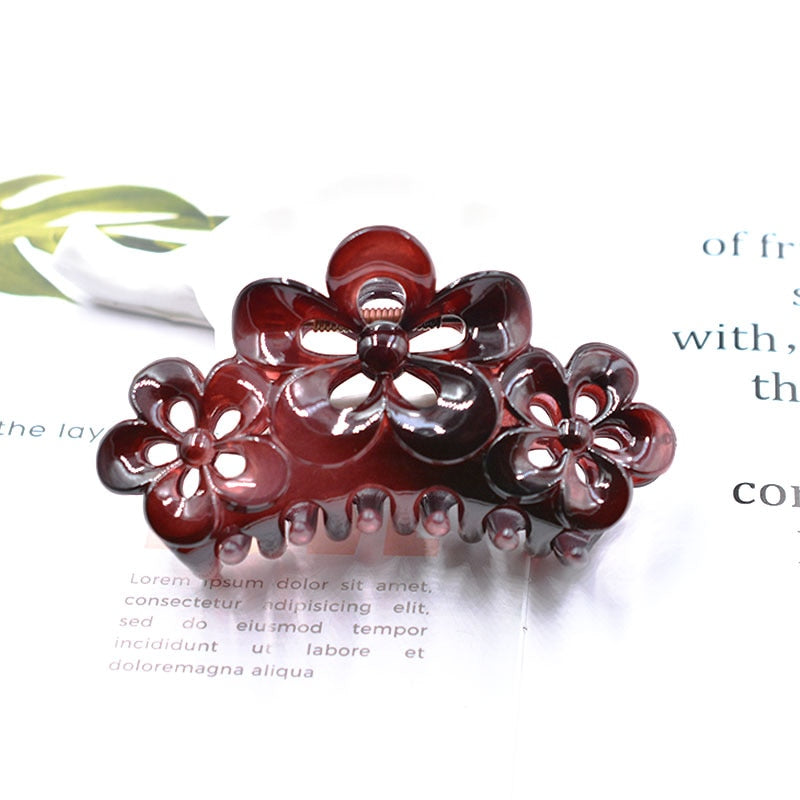 Vintage Y2k Jelly Design Claw Hair Clips
