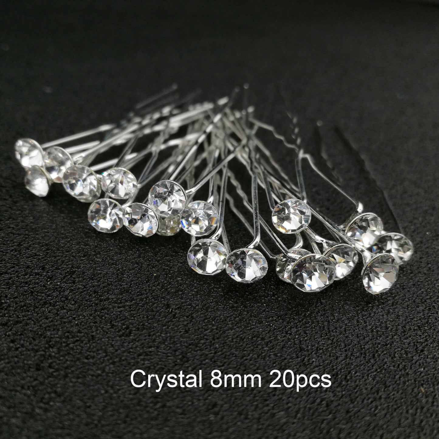 Modern Vintage Pearl/Crystal Metal Pin Hair Clip