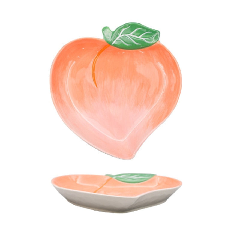 Fruit Shaped Ceramic Plate