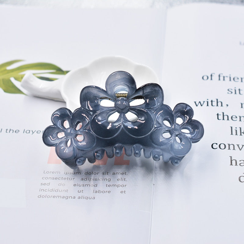 Vintage Y2k Jelly Design Claw Hair Clips
