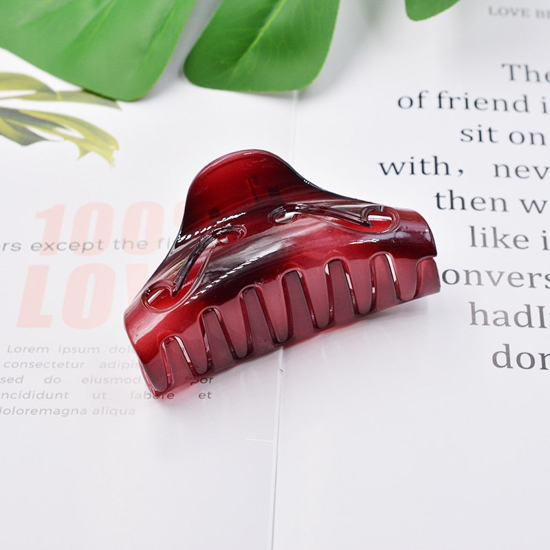 Vintage Y2k Jelly Design Claw Hair Clips