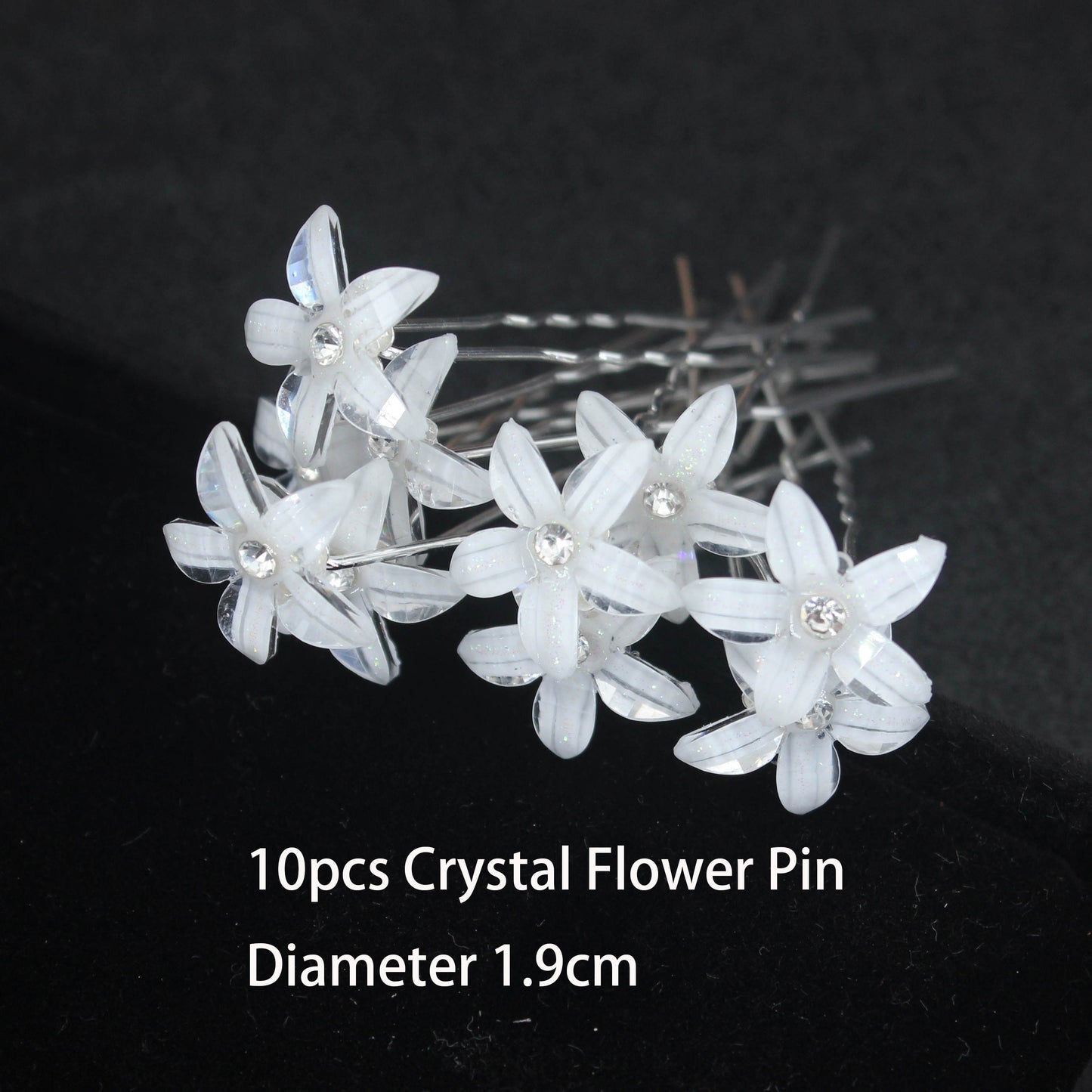 Modern Vintage Pearl/Crystal Metal Pin Hair Clip
