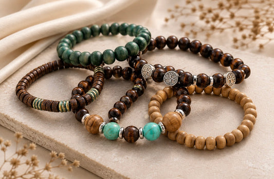 Earth & Soul Collection - 5-Piece Bracelet Stack