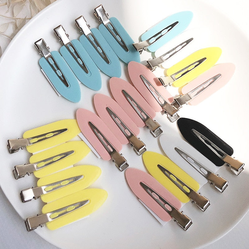 4pcs Jelly Makeup Hair Clips