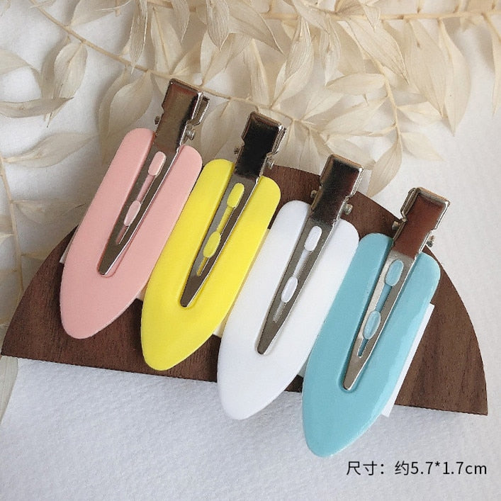 4pcs Jelly Makeup Hair Clips