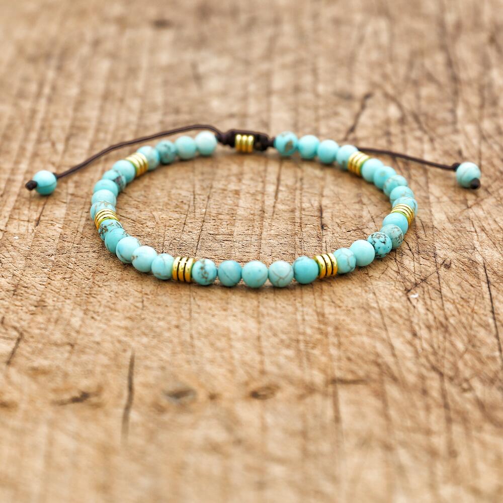 Natural Stone Turquiose Beaded Bracelet