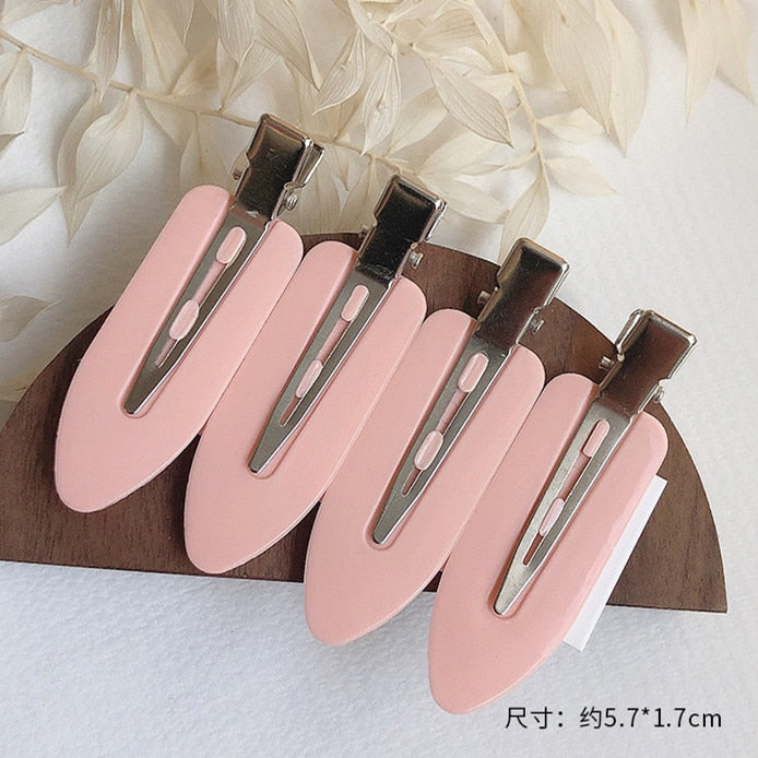 4pcs Jelly Makeup Hair Clips