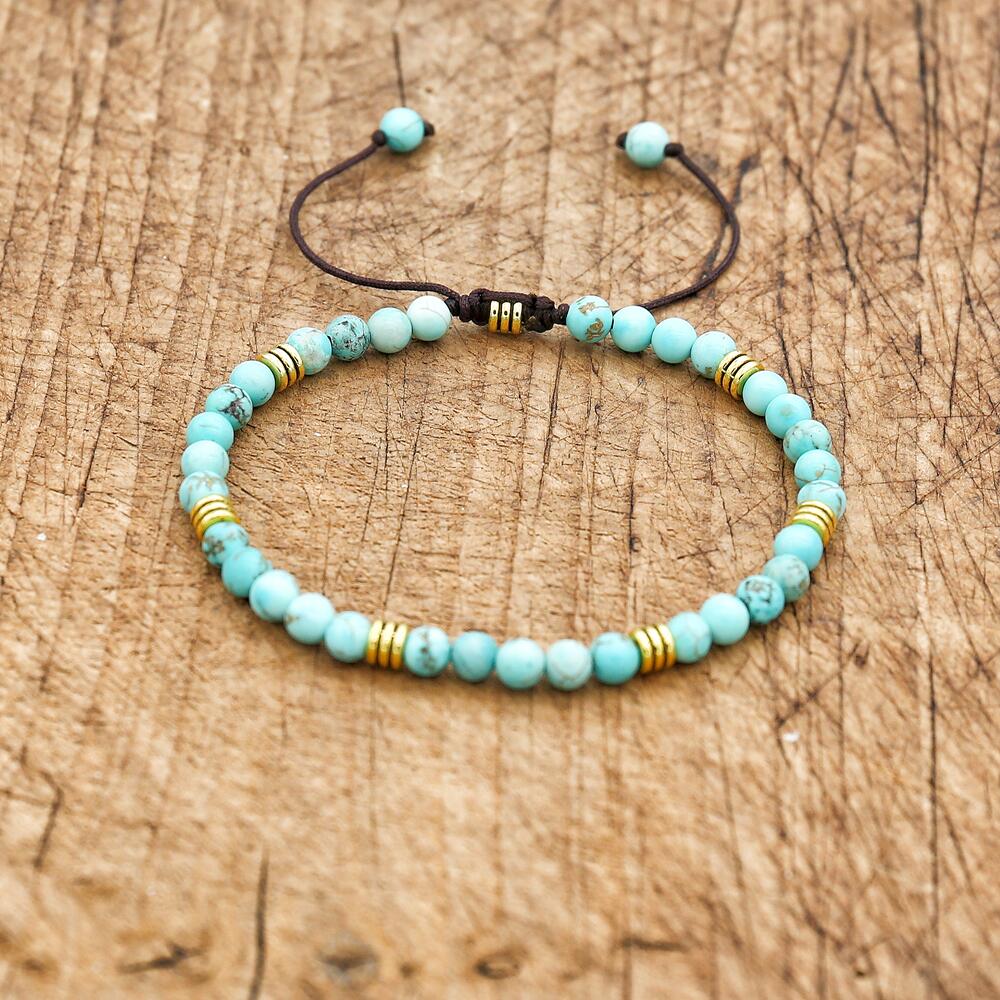 Natural Stone Turquiose Beaded Bracelet