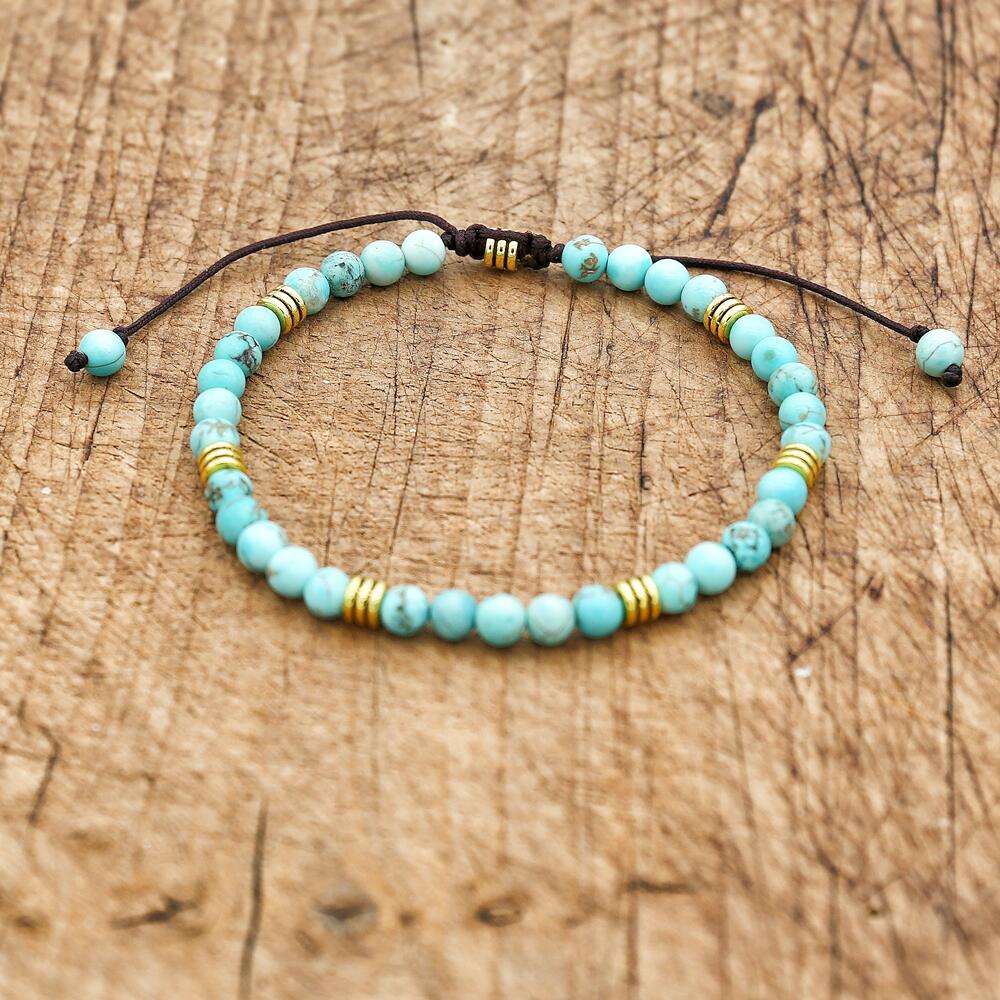 Natural Stone Turquiose Beaded Bracelet