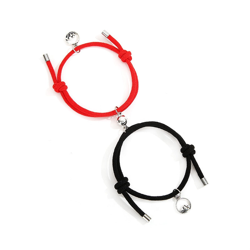 2pcs Couple Magnet Bracelets