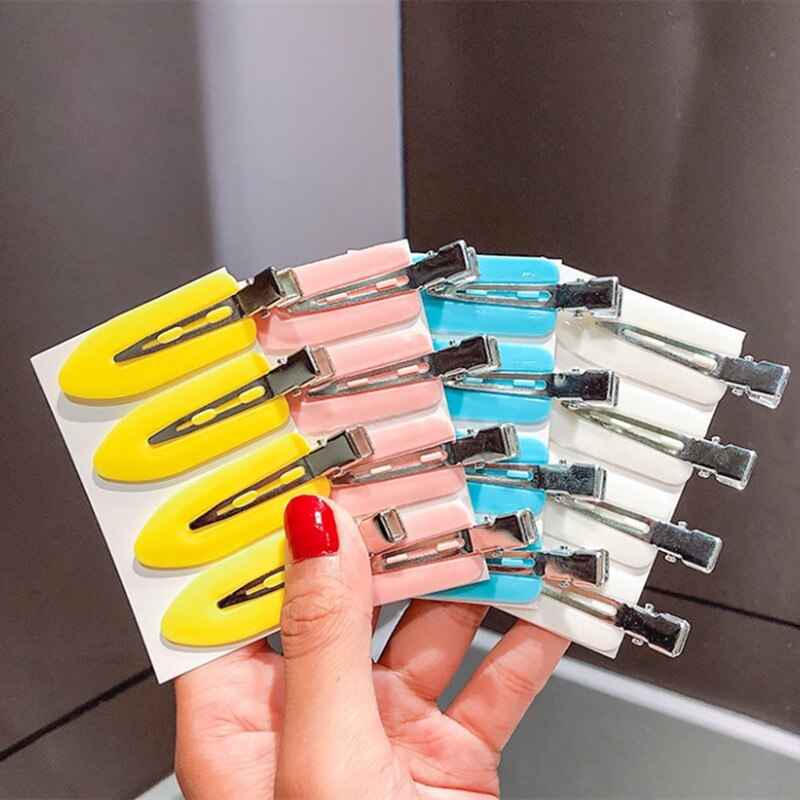 4pcs Jelly Makeup Hair Clips