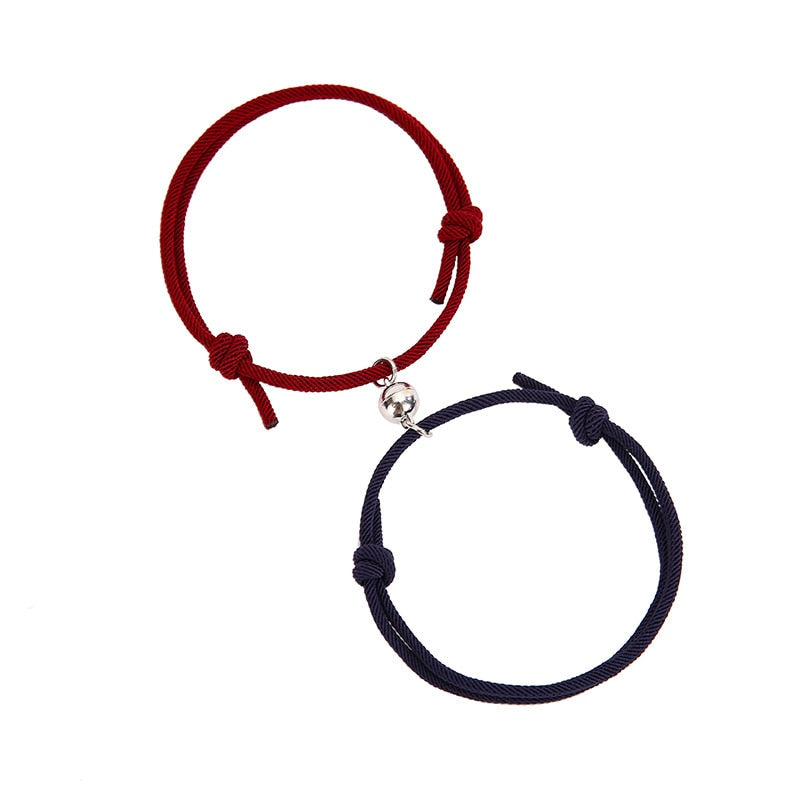 2pcs Couple Magnet Bracelets