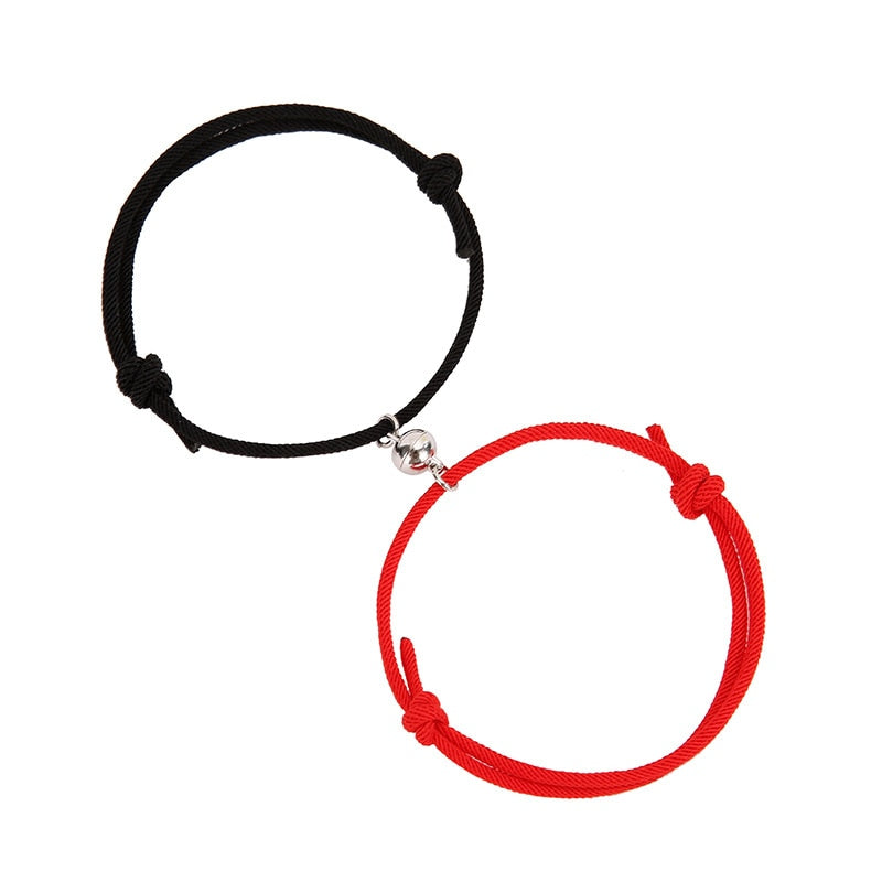 2pcs Couple Magnet Bracelets