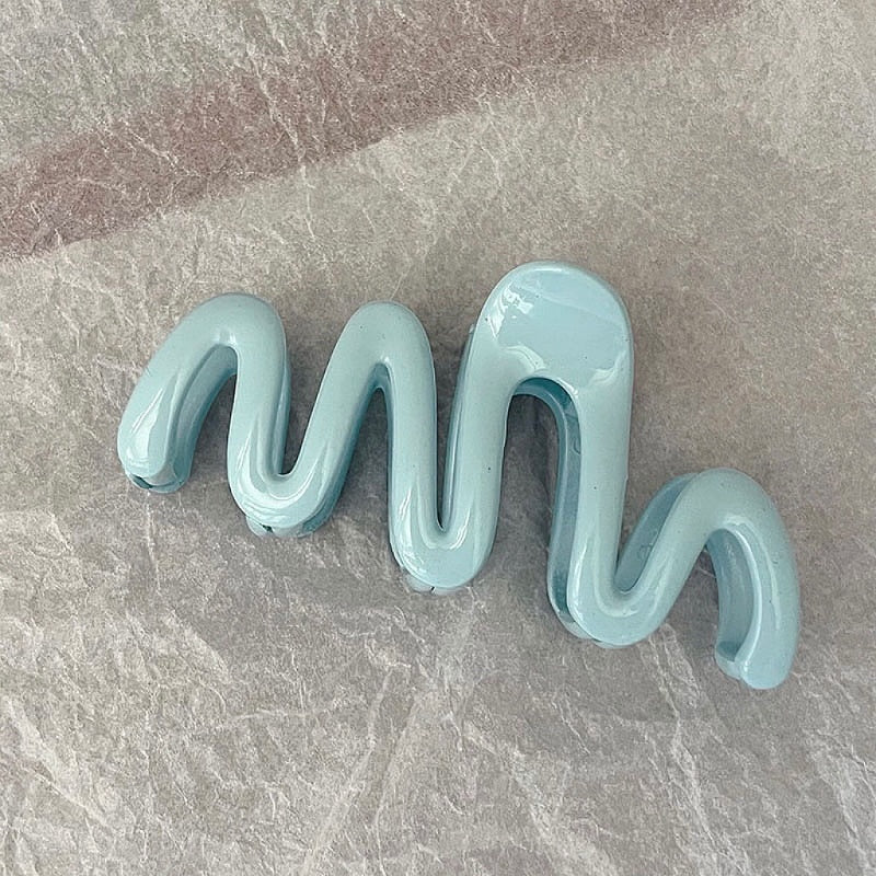 Jelly Wave Claw Hair Clip