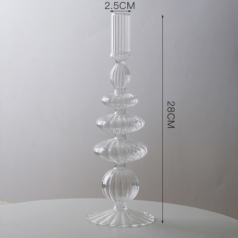 Modern Bubble Art Candle Holders