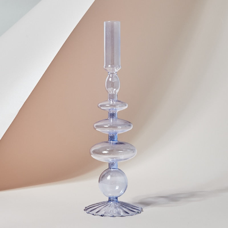 Modern Bubble Art Candle Holders