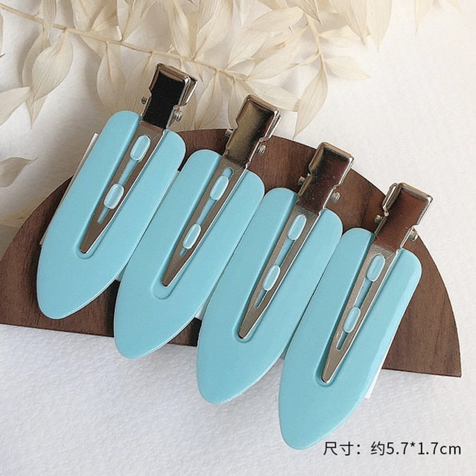 4pcs Jelly Makeup Hair Clips