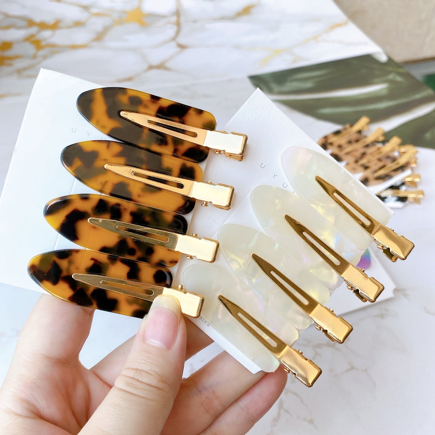 Vintage Seamless Makeup Hair Clips